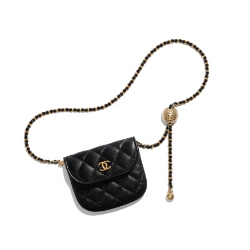 Chanel Schaffell Original Ledertasche AP1461 schwarz