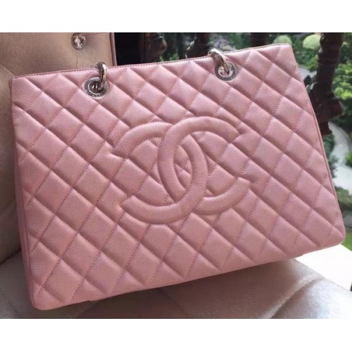 Chanel Shopper Bag Original Kalbsleder A95021 Pink