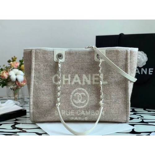 Chanel Einkaufstasche MM A67001 Creme