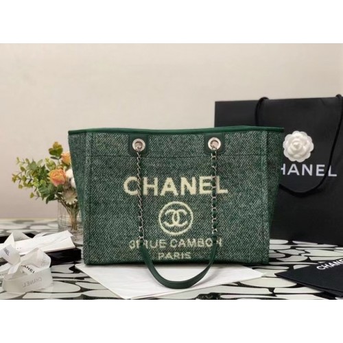 Chanel Einkaufstasche MM A67001 grün