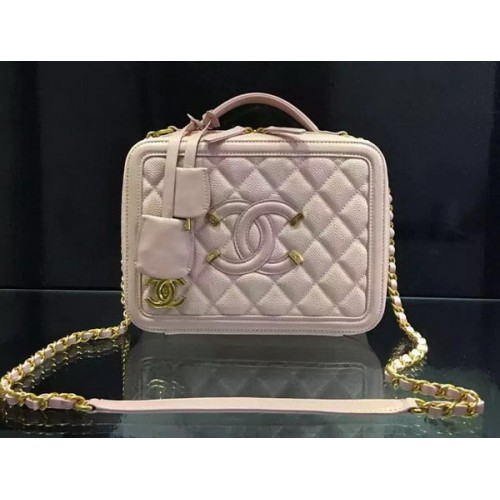 Chanel Umhängetasche Original Kalbsleder CHA6678 Pink