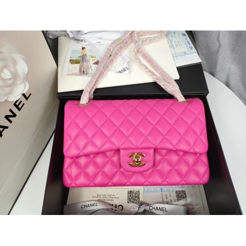 Chanel Umhängetasche Original Schafsleder A1112 Pink