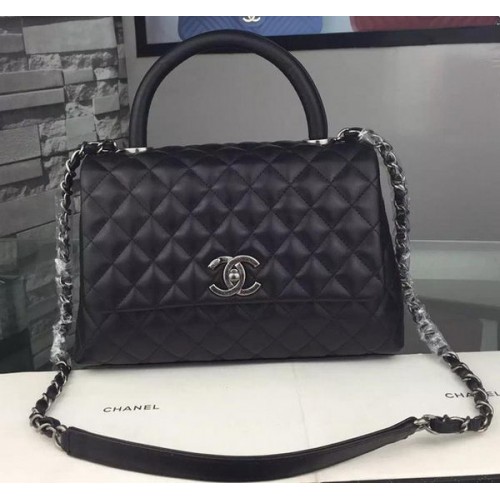 Chanel Umhängetasche Original Kalbsleder A7776 Schwarz