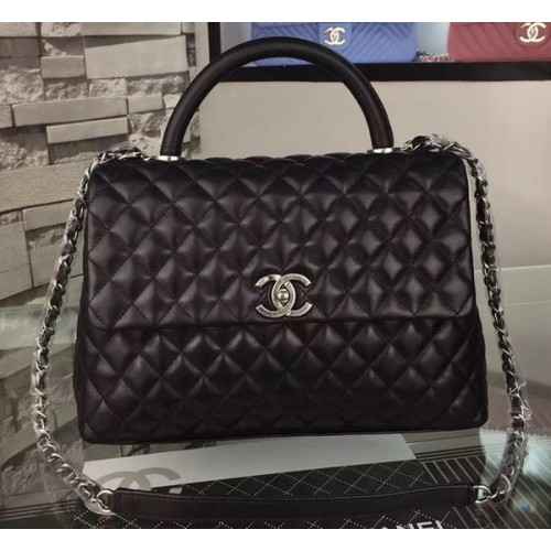 Chanel Umhängetasche Original Kalbsleder A7777 Schwarz