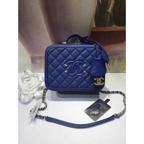 Chanel Kosmetikkoffer Original A93343 blau