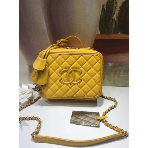 Chanel Kosmetikkoffer Original A93343 gelb