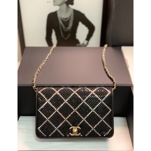 Chanel WALLET ON CHAIN AP2853 Schwarz