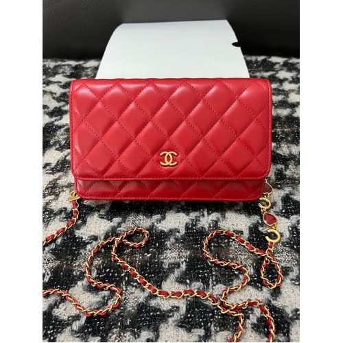 Chanel WALLET ON CHAIN AP3035 rot