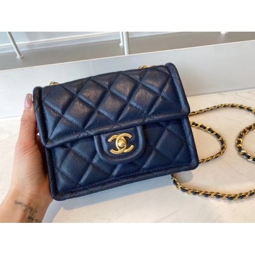 Chanel Umhängetasche AS2356 Königsblau
