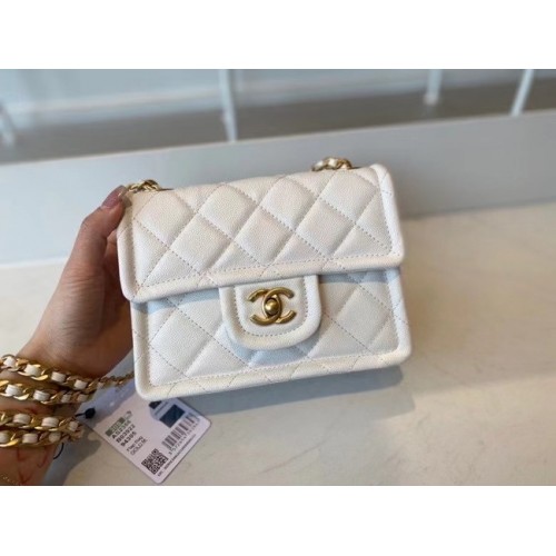 Chanel Umhängetasche AS2356 weiß
