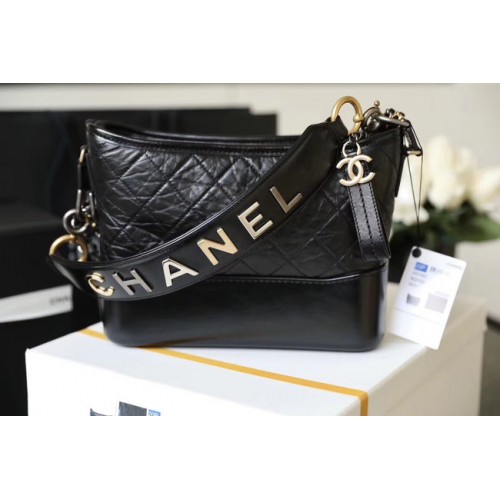 Chanel Gabrielle Hobo-Tasche A93824 schwarz