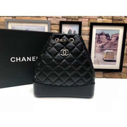 Chanel Gabrielle kleiner Rucksack A94485 schwarz