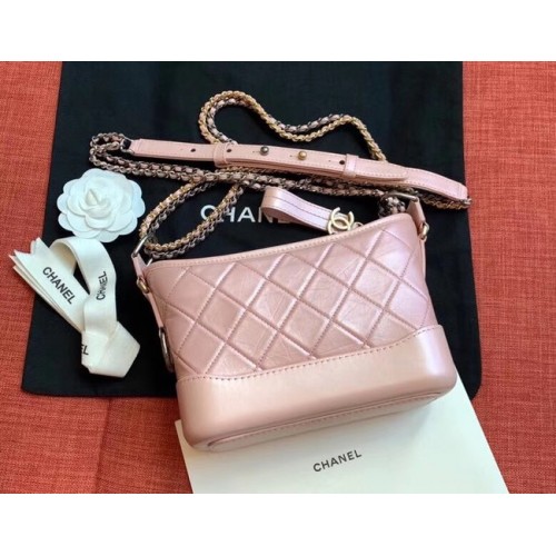 Chanel gabrielle kleine Hobo-Tasche A91810 rosa