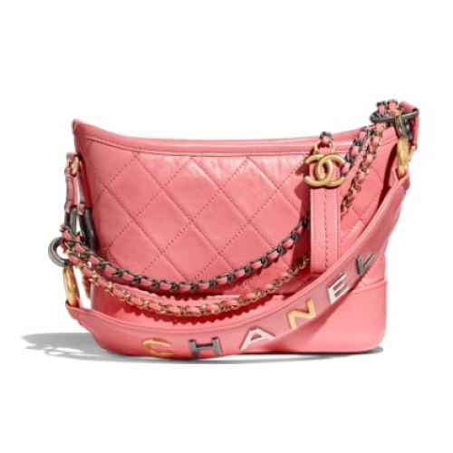 Chanel gabrielle kleine Hobo-Tasche AS0865 rosa