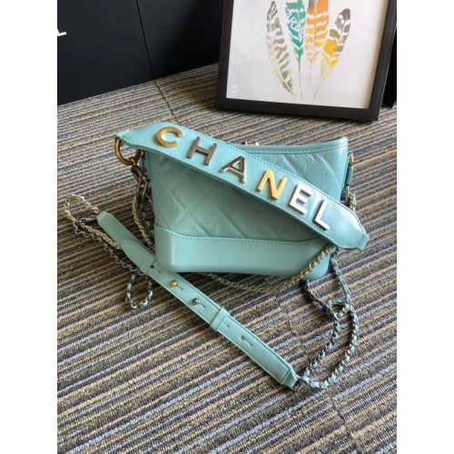 Chanel gabrielle kleine Hobo-Tasche S0865 himmelblau
