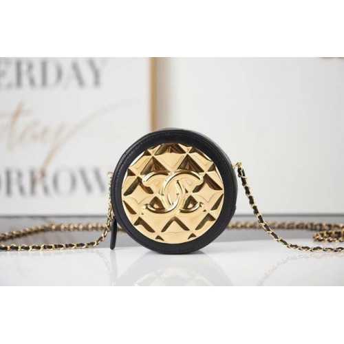 Chanel Leder Umhängetasche AP2388 schwarz