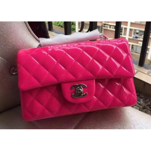 Chanel Mini Classic Flap Bag Original Patent A1116 Rose