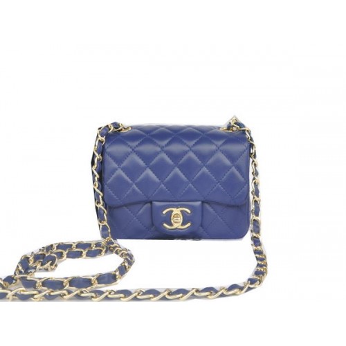 Chanel Mini Classic Flap Bag Royal Original Sheekskin CHA1115 Gold