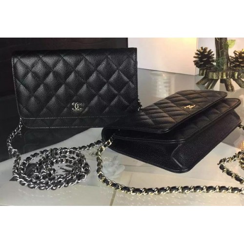 Chanel Mini Flap Bag Cannage Muster A8373 Schwarz