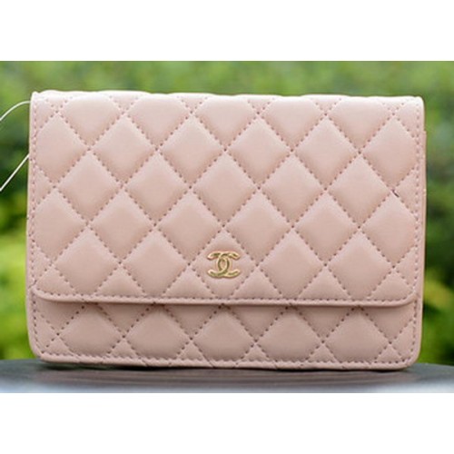 Chanel Mini Flap Taschen Rosa Schafsleder A33814 Gold