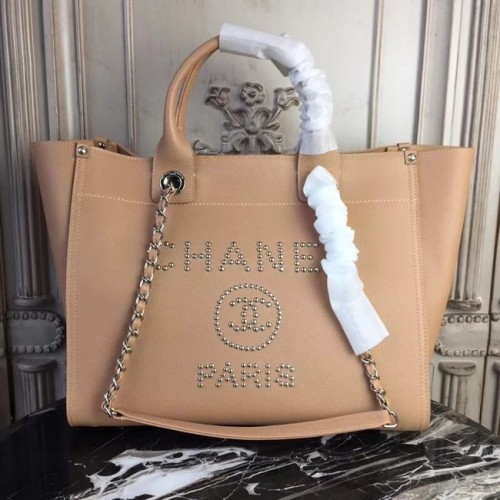 Chanel original Kalbsleder Tragetasche 78900 apricot