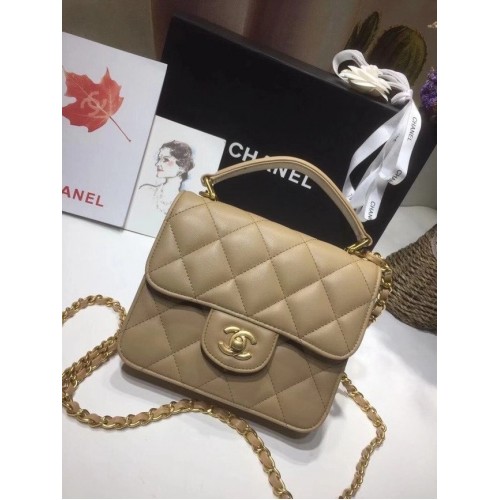 Chanel kleine Tragetasche 8817 Khaki