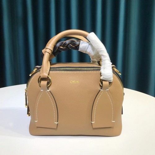 Chloe Original Kalbsledertasche 6C081 Apricot