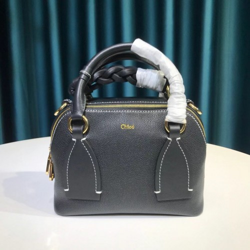 Chloe Original Kalbsledertasche 6C081 schwarz
