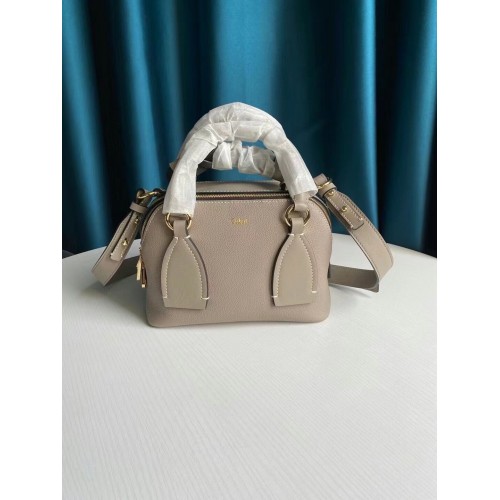 Chloe Original Kalbsledertasche 6C081 grau