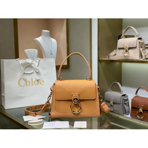 Chloe Original Kalbsledertasche C1142L Kamel