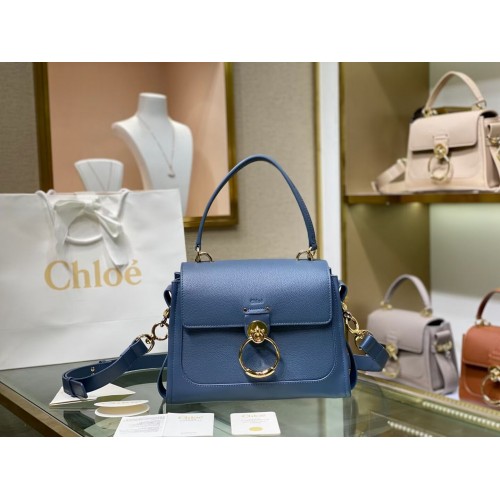 Chloe Original Kalbsledertasche C1142L blau