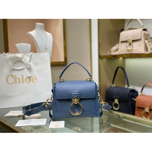 Chloe Original Kalbsledertasche C1143S blau