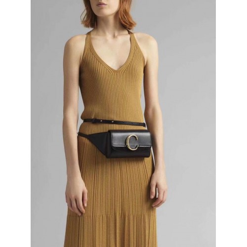 Chloe Original Ledergürteltasche 3S036 schwarz
