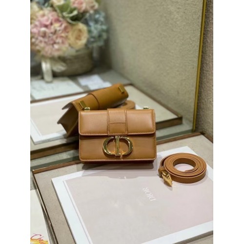 DIOR 30 MONTAIGNE TASCHE Kalbsleder mini M9204U braun
