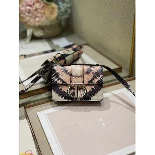 DIOR 30 MONTAIGNE TASCHE Multicolor Krawatte Dior Stickerei M9204U