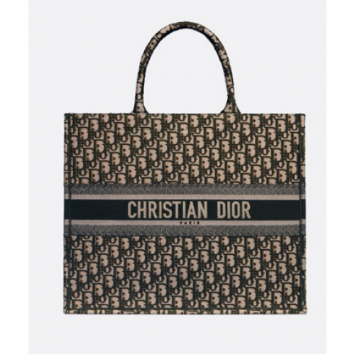 DIOR BOOK TOTE BAG DIOR OBLIQUE M1286Z grün