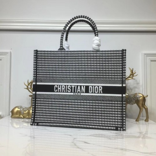 DIOR BOOK TRAGETASCHE AUS BESTICKTEM LEINWAND C1286 Thousand Bird