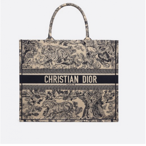 DIOR BOOK TOTE BAG TOILE DE JOUY M1286ZT cremefarben