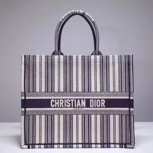 DIOR BOOK TOTE BAG TOILE DE JOUY M1287ZT Blau