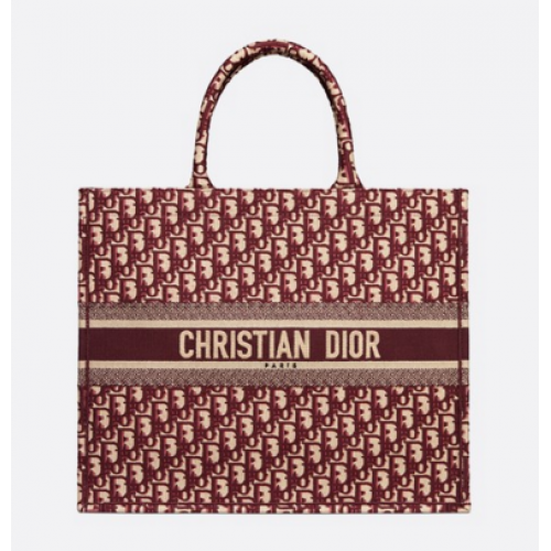 DIOR BOOK TOTE BAG VAN KALFSLEER MIT RELIEF M1286Z