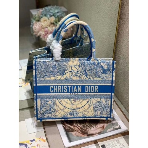 DIOR BOOK TOTE BESTICKTE CANVASTASCHE C1286-9