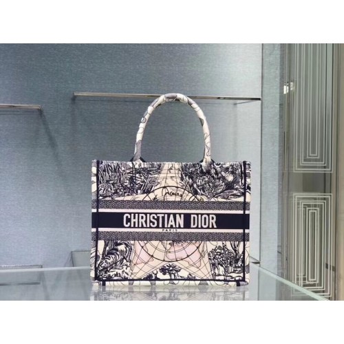 DIOR BOOK TOTE BESTICKTE CANVASTASCHE C1287-18
