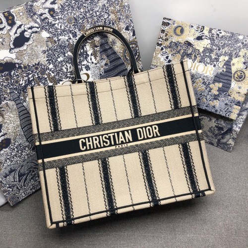 DIOR BOOK TOTE BESTICKTE CANVASTASCHE M1287-9
