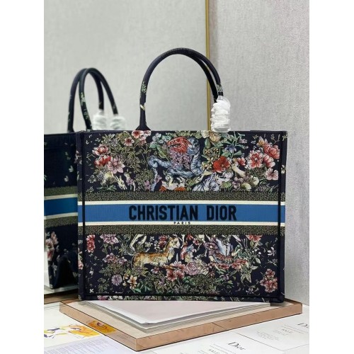DIOR BOOK TOTE Stickerei C1286-29 schwarz