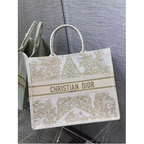DIOR BOOK TOTE Stickerei C1286-7 creme