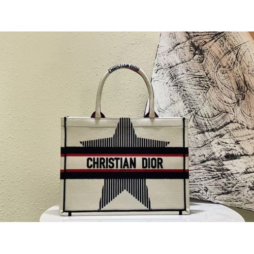 DIOR BOOK TOTE Mehrfarbige Stickerei M1296ZR-22