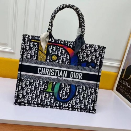 DIOR BOOK TOTE Mehrfarbige Stickerei M1297ZR-10