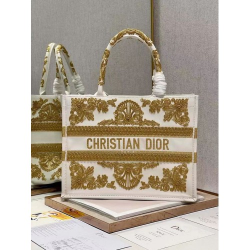 DIOR BOOK TOTE Leder C1287-24 weiß