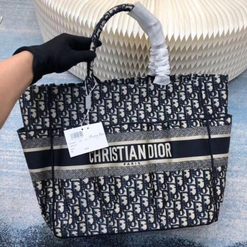 DIOR Strandtasche CANVAS C0175 BLAU
