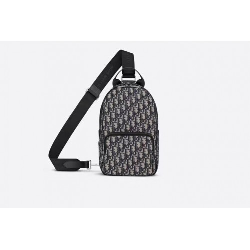 DIOR Dior Oblique-Stickerei in Blau CN0130